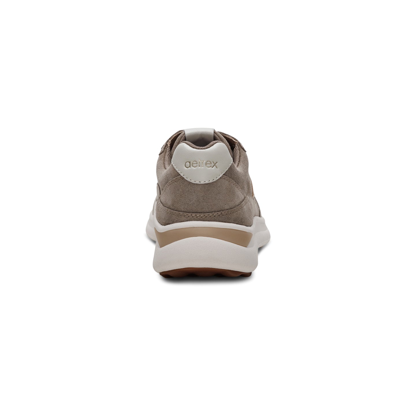 Emily Lace Up Sneakers Taupe - Aetrex Middle East